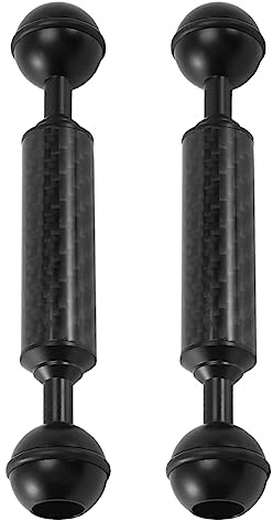 VENEKA 2X Carbon Fiber Float Extension Arm 1 Dual Ball Tauchen Kamera Fotografie D20mm 5 Unterwasser Auftrieb Stativ