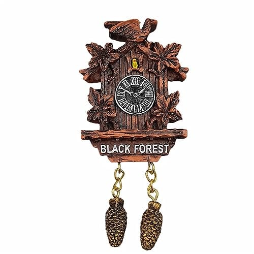 Schwarzwald Deutschland Kuckucksuhr Kühlschrankmagnet 3D Reise Souvenir Kühlschrank Dekoration Magnet Aufkleber Handwerk Kollektion