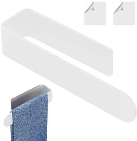 Anulely Porte-Serviettes de Salle de Bain | Supports de Porte-Serviettes en Forme de U en Acrylique pour Salle de Bain | Porte-Anneau de Serviette sans perçage pour Camping-Cars, Toilettes