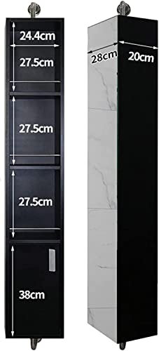EsEntL Medizinschrank, Badezimmerspiegelschrank, Wandmontage, drehbarer Spiegelschrank aus Edelstahl, Eckschrank, Ganzkörperspiegel, drehbar, mit Schließfach (Farbe: Grau, Größe: 160 x 28 cm)