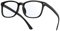 Gaoye Occhiali da gioco Blue Light Blocking - Fashion Square Fake Eyes Glasses Anti UV Ray Computer Gaming Glasses, Blue Blockers Glasses for Women/Men (Bright black), Clear, M