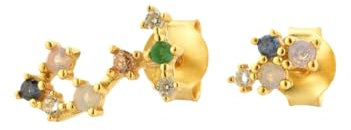 Skorpion-Ohrstecker Mit Kubischen Zirkonia, Sternbild-Ohrringe – Eingelegter Zirkon, Horoskop-Ohrringe, Schmuck, Sternzeichen-Ohrringe, Modeschmuck, Geschenke Für Frauen Und Mädchen, Einheitsgröße