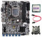 AMIUHOUN B75 12 Card GPU BTC Mining Motherboard+G530 CPU+Cooling Fan+SATA Cable 12XUSB3.0 Slot LGA1155 DDR3 RAM MSATA ETH