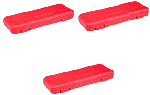 HOMSFOU 3 Teilige Box Messschieber Box Tragbarer Messschieber Halter Messschieber Linealhalter Kleiner Organizer Messschieber Aufbewahrungskoffer Zum Von