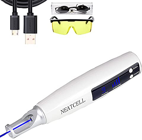 NEATCELL Rechargeable Blue Light Pen with Customer and Operator Glasses