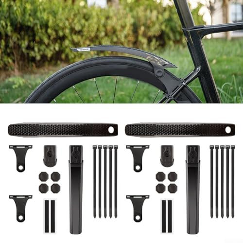 Paraspruzzi per bici facile da usare con funzioni regolabili, progettato per mantenerti asciutto durante le tue uscite (due set di)