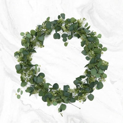 ABCDipper Guirlande de Lierre Artificiel Feuilles D'eucalyptus Fausses Vignes Feuillage Suspendu Plantes Rampantes pour la Décoration Intérieure