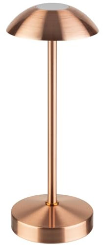 APS 17039 ALVA Kabellose USB-C Tischleuchte, Fartemperatur und Helligkeit einstellbar, spritzwasssergeschützt IP 54, inkl. Dockinstation und Fernbedienung