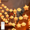 Stern Wolke Lichterkette,Lichterkette Kinderzimmer,Led Lichterkette Batteriebetrieben,LED Lichterkette Stern Wolke Design,Lichterkette Innen Außen für Garten Hochzeits Zimmer Deko