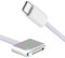 140 W Câble USB C vers Mag-Safe 3 Charge rapide de type C Convertisseur avec lumière LED Compatible avec MacBook Pro M1 2021/M2 2023 (14/16), MacBook Air M2 (13/15), M3/M3 Pro/M3 Max 2025