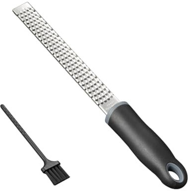 Rallador de queso de limón de grado 304, rallador de microplano para cítricos, chocolate, parmesano y verduras (en forma de corazón)