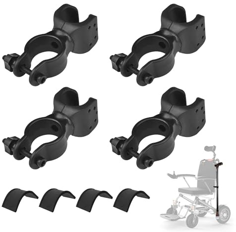 MEKEET 4PCS Walking Stick Holder Black