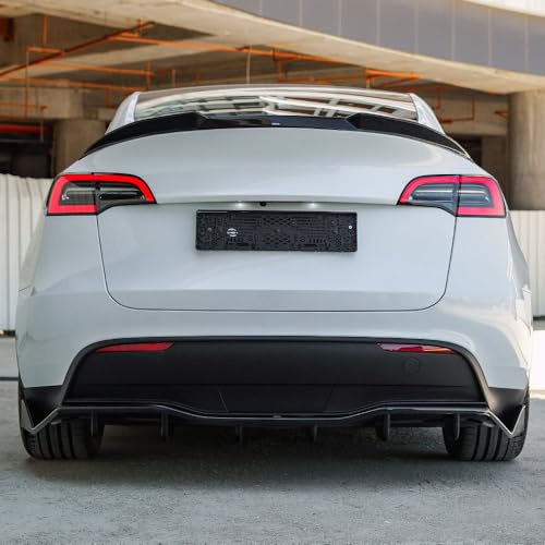Spoiler kompatibel mit Tesla Model Y 2020–2025 | kompatibel mit Tesla Model Y 2019-2025 - Schwarz glänzend
