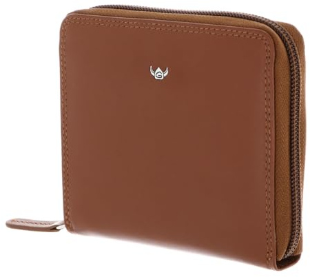 Golden Head Leder Geldbörse Polo RFID Protect RV-Damenbörse 2826 Cognac braun