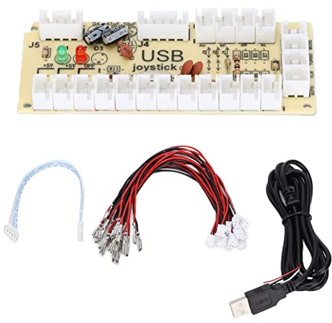 BAFOVY Game Controller USB Encoder, PCB Delay USB Joystick für PC- und -Projekte (#11)