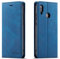 QLTYPRI Hülle für Huawei P30 Lite, Premium Dünne Ledertasche Handyhülle mit Kartenfach Ständer Flip Schutzhülle Kompatibel mit Huawei P30 Lite - Blau