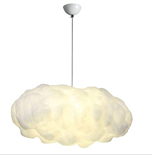 Wolke Kronleuchter weiße Wolke Dekoration Hängeleuchten kreative Persönlichkeit einfache höhenverstellbare hängelampe Schlafzimmer Wohnzimmer Restaurant Innendekoration pendelleuchten,35cm