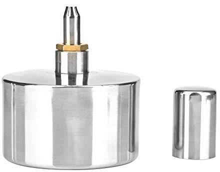 400ml Spiritusbrenner Edelstahl labor alkohollampe Labor-Alkoholbrenner mit Schraube und Docht