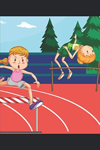 Leichtathletik Trainingsbuch: Tagebuch für alle Leichtathleten und Sportler ♦ Trainingsjournal für über 100 Einträge ♦ 6x9 Format ♦ Motiv: Leichtathleten 5