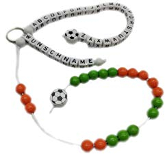 Rechen- und ABC-Kette für den Schulanfang, ein tolles Geschenk für die erste und zweite Klasse, Schulanfänger, Vorschüler, für die Schultüte, zur Einschulung mit Fußbällen