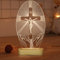 3D-Illusionslampe Jesus Cross Night Night, USB Power Warm Colors Nachttischlampe für Home Room Holiday Decor