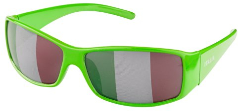 Taffstyle Sonnenbrille Brille Fahne Fussball EM WM Länderflagge Augen Fanartikel Land Flagge Frauen Männer Kinder Basketball Handball Mitgebsel Italien
