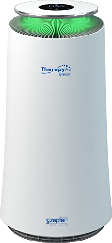 THERAPY AIR® SMART Luftreiniger von Zepter mit Hepa Filter Ionisator und UV-C-Licht, All-in-One-Filtersystem entfernt 99,9% der schädlichen Partikel, Krankheitserreger und Schadstoffe aus der Luft