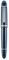 erofa Jinhao X159 Füllfederhalter, feine Spitze, Blau mit silberfarbenem Clip, Acryl, große Größe