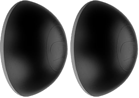 cyclingcolors 2x türstopper selbstklebend wand Schwarz 31mm kante boden Wandpuffer Wandschutz Gummipuffer