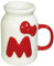 サンアート Sanrio SAN4358 Hello Kitty 50th Anniversary Mug, Milk Bottle, Kitty-chan, Milk Bottle, Sanrio Goods, Tableware