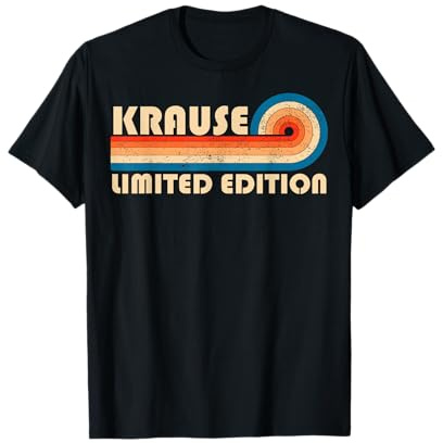 KRAUSE Retro 70s 80s Sunset Stripe T-Shirt