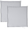 vidaXL Imbottitura per Seduta Giardino 2pz Grigio Chiaro 45x45x2 cm