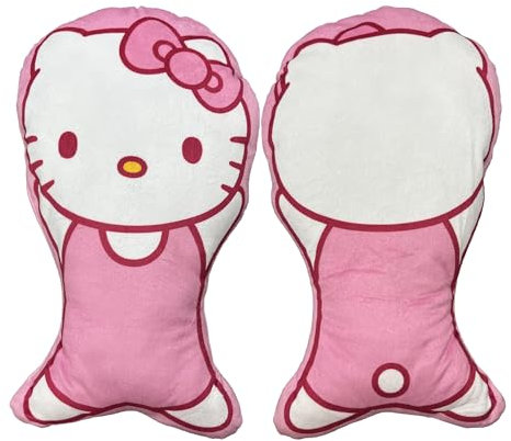 Hello Kitty Rosa Cartoon Kissen, 15 Zoll, Weich Plüsch, Indoor, Schlaf und Dekoration