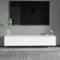 Hanah Home Elegant TV Stand with Wall-Mount Option, White Marble & Gold, 180 cm | 100% Melamine Coated Particle Board, 18 mm Thick | Multiple Shelves for Modern Living Rooms