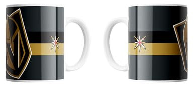 Great Branding Vegas Golden Knights offizielle NHL Tasse TRIPLE LOGO 450ml