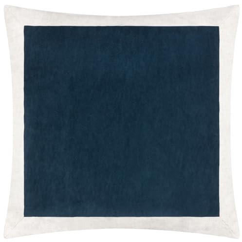 Yard Auden Matte Velvet Cushion Cover (Indigo, 50 x 50 cm) | Soft matte velvet finish with a smooth, modern look for elegant everyday styling