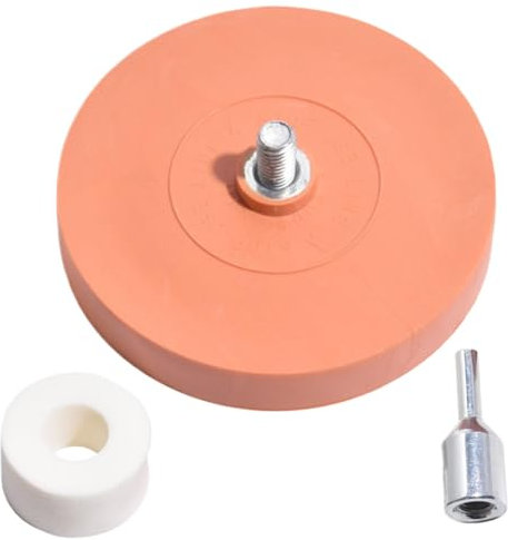 Adhesive Remover Wheel | 4 Inch Rubber Pin Stripe Removal Tool,Sticker Glue Removal Tool, Adhesive Remover Sticker Remover