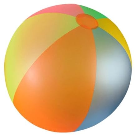 ＡＷＨＡＯ Regenbogen Strandspielzeug Aufblasbarer Ball für Pool Und Strand, 80cm