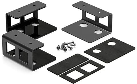 ZIDDAR Laptop Desk Mount Laptop Rack Under Desk Holder Saves Workspaces For Notebook Keyboards