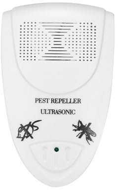 Loirepint Repelente Ultrasónico de Plagas,Electrónico Repelente Mosquitos Insectos Control de Plagas Antimosquitos Electrónico y Ahuyentador de Mosquitos, Ratones, Hormigas y Moscas,Arañas