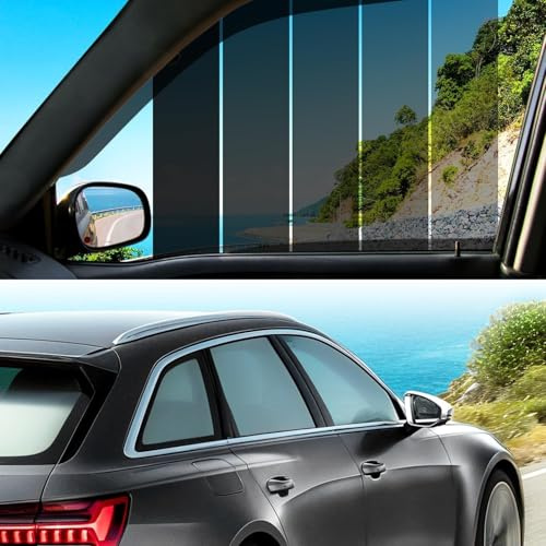 Window Tint Film for Cars, 20% VLT 30 in x 10'Ft Ceramic Window Tints, Blocks 99% UV & IR Rays, Heat Resistant Anti Glare Films for Windshield, Scratch Resistant Sun Shade Auto Film Roll