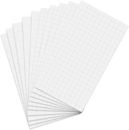 1650 Pcs Sticky Foam Pads Square Card Making Supplies 3D Adhesive Mount Dots Double Sided Sticky Pads for Crafting Card Making Photos Scrapbooking DIY Art Home and Office Supplies (10 Sheets)