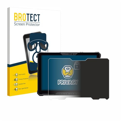 BROTECT Blickschutzfolie für Dell Pro Rugged 12 RA02260 | Anti-Spy Displayschutz Made in Germany Industrietablets Privacy Screen Protector Sichtschutz Blaulichtfilter Klare Folie