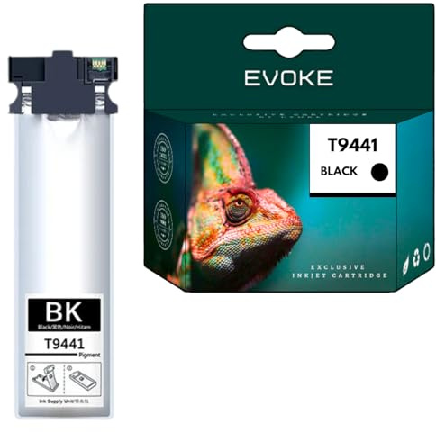 EVOKE 9441 Tinte kompatibel zu Epson WF-C5210DW WF-C5290DW WF-C5710DWF WF-C5790DWF Schwarz (Black) 3000 Seiten 35ml