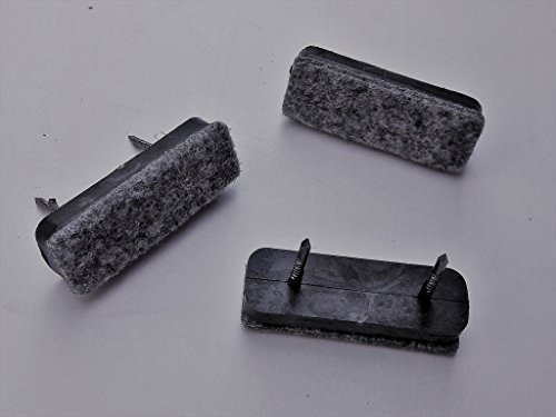 50 Stück Möbelfuß/Möbelgleiter mit 2 Nägeln und Filzgleiter