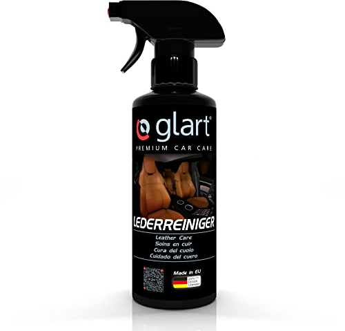Glart 45LR limpiador de cuero para coche, accesorios de vehículos, muebles, sofá, ropa de motocicleta, bolsos, 500ml. cuidado del cuero en el interior, limpiador para el cuidado del coche.