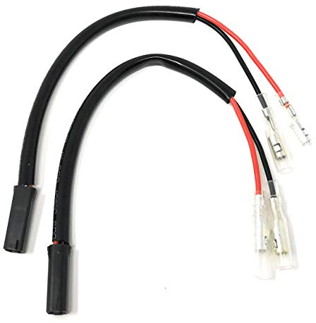Simda Pro Blinker Adapterkabel für Motorrad mit 2 polige Stecker (Suzuki mit 2 polige Stecker 1201)