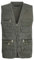 shelikes Mens Multi Pocket Vest Jacket Outdoor Fishing Camping Waistcoat Travelling Hiking Gilet[OLIVE, XL]