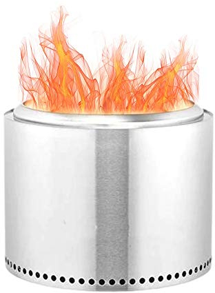 Solo Herd Lagerfeuer Feuerstelle, tragbarer Hinterhof natürlichen Holzofen Firebowl Herd Hochleistungs-Außen rauchfreie Patio Feuerstelle, kein Gas oder Propan erforderlich (klein, leicht zu tragen)
