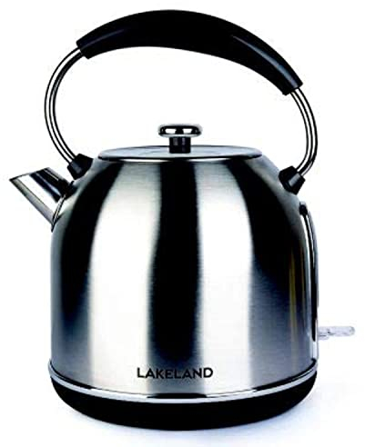 Lakeland Brushed Stainless Steel Traditional Kettle 1.7L